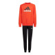 Chándal Infantil Adidas JUNIOR ESSENTIALS BIG LOGO FLEECE TRACKSUIT IX9517 Rojo