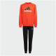 Chándal Infantil Adidas JUNIOR ESSENTIALS BIG LOGO FLEECE TRACKSUIT IX9517 Rojo