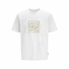 Camiseta de Manga Corta Hombre Jack & Jones JCOTARMAC CAMO FRONT TEE 12273239 Blanco