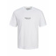 Men’s Short Sleeve T-Shirt Jack & Jones JORVESTERBRO TEE SS 12240121 White