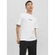Men’s Short Sleeve T-Shirt Jack & Jones JORVESTERBRO TEE SS 12240121 White