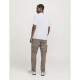 Camiseta de Manga Corta Hombre Jack & Jones JCOFUSION FULL BRANDING 12273120 Blanco