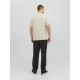 Camiseta de Manga Corta Hombre Jack & Jones JORVESTERBRO TEE SS 12240121 Beige