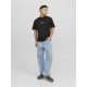 Camiseta de Manga Corta Hombre Jack & Jones JORVESTERBRO TEE SS 12240121 Negro