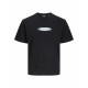 Camiseta de Manga Corta Hombre Jack & Jones JCOPACER BRANDING PRINT 12273880 Negro