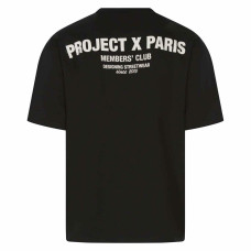 Camiseta de Manga Corta Hombre Project X Paris 2410124 Negro