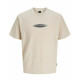 Camiseta de Manga Corta Hombre Jack & Jones JCOPACER BRANDING PRINT 12273880 Beige