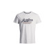 Camiseta de Manga Corta Hombre Jack & Jones JPRBLUHUDSON SS TEE CREW NECK FST 12265185 Blanco