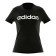 Women’s Short Sleeve T-Shirt Adidas W LIN T GL0769 Black