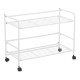 Shelves Confortime White Iron Foldable With wheels (67 x 30 x 44,8 cm)