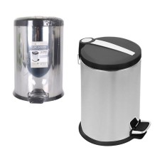 Waste bin Confortime Silver 12 L (25 x 25 x 39 cm)