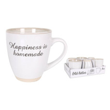 Taza Mug Old Letter Cerámica