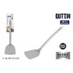 Espátula para Plancha Quttin Acero Inoxidable Silicona (35 x 10,9 cm)