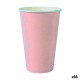 Set of glasses Algon Disposable Cardboard Pink 7 Pieces 450 ml (16 Units)