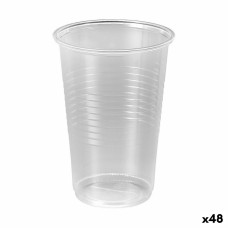 Set of reusable glasses Algon Transparent 25 Pieces 250 ml (48 Units)