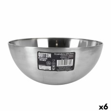 Ensaladera Quttin   Plateado Ø 29,5 cm Acero (6 Unidades)