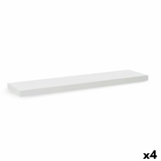 Estante Confortime Madera MDF Blanco 23,5 x 80 x 3,8 cm (4 Unidades)