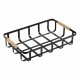 Cesta Multiusos Confortime Negro 36 x 24,3 x 8 cm (6 Unidades)