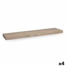 Shelve Confortime MDF Wood Brown 23,5 x 80 x 3,8 cm (4 Units)