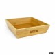 Bowl Quttin Brown Bamboo 20 x 20 x 5 cm (12 Units)