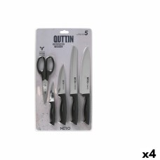 Set de Cocina Quttin Nero Negro 5 Piezas (4 Unidades)