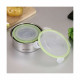 Fiambrera Hermética Quttin Redonda 300 ml Acero Inoxidable (12 Unidades)