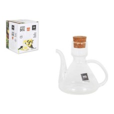 Aceitera La Mediterránea Bell Vidrio de Borosilicato Con Tapa Silicona (125 cc)