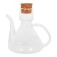 Aceitera La Mediterránea Bell Vidrio de Borosilicato Con Tapa Silicona (125 cc)