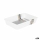 Drawer Organizer Confortime White 24,5 x 17 x 5 cm Non-slip base (24 Units)