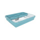 Organizador para Cubiertos Tontarelli Mixy Turquesa 31,7 x 41,8 x 7,7 cm Extensible (12 Unidades)