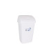 Papelera Tontarelli Aurora Blanco 9L Con Tapa (12 Unidades)
