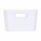 Multi-purpose basket Confortime White 24 x 16,5 x 10 cm (24 Units)