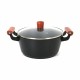 Casserole with glass lid Quttin Doha 34 X 24 X 13 CM (4 Units)