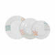 Dinnerware Set La Mediterránea Veronique Circular 12 Pieces (2 Units)