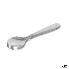 Set de Cucharas Quttin Madrid Té Plateado 12 Unidades
