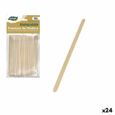 Set de removedores de café Algon Madera 100 Piezas 140 x 1,3 x 5 mm (24 Unidades)