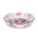 Fuente para Horno Quttin   Vidrio 2,3 L ø 26 x 5,9 cm (6 Unidades)
