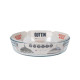 Fuente para Horno Quttin   Vidrio 1,7 L ø 23 x 5,3 cm (6 Unidades)
