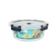 Fiambrera Hermética Quttin Redonda 900 ml Ø 18 x 7,5 cm (6 Unidades)