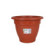 Plant pot Dem Squares Circular Brown 30 x 30 x 23,5 cm (6 Units)