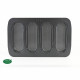Shaped mould Quttin Baguette 0,5 mm 34,6 x 21,5 x 3 cm (12 Units)