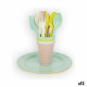 Dinnerware Set Dem 20 Pieces Multicolour Picnic (12 Units)