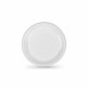Set de platos reutilizables Algon Blanco Plástico (6 Unidades)