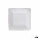 Plate set Algon Disposable White Cardboard Squared 18 cm (36 Units)