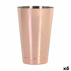 Vaso de mezclas Inde Acero Inoxidable Cobrizo Claro Cóctel 50 cl (6 Unidades)