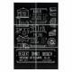 Pizarra Securit Colgadores adhesivos Set 40 x 40 cm 6 Unidades