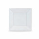 Set of reusable plates Algon White Plastic 18 x 18 x 1,5 cm (36 Units)