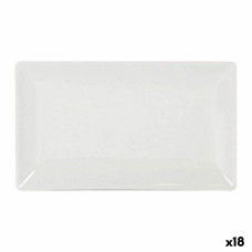 Fuente de Cocina La Mediterránea Elite Rectangular 25 x 15 x 2 cm (18 Unidades) (25 x 15 cm)
