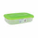 Set de 3 Fiambreras Tontarelli Family Verde Rectangular 29,6 x 19,8 x 7,7 cm (20 Unidades)