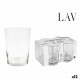Set of glasses LAV Best offer 4 Pieces (4 Units) (12 Units) (520 ml)